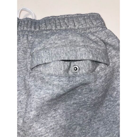 Vintage Nike Mens Large Distressed Big Swoosh Logo Above Knee Sweatpants Shorts - Picture 6 of 6